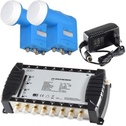 Chess Multiswitch 9/16 NT + 2 Globo PRO4R LNB Quattro