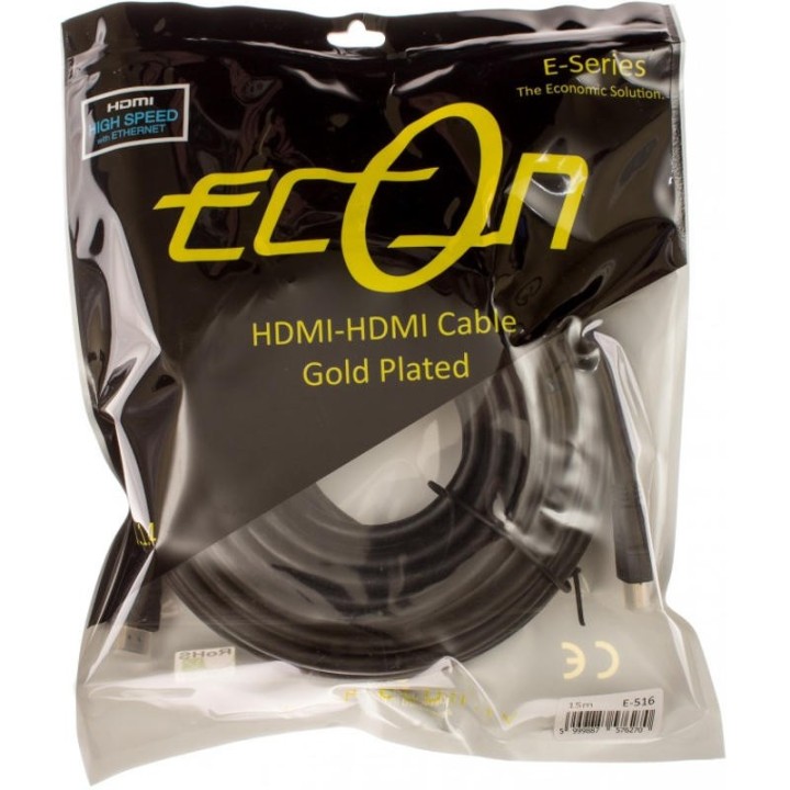 15 m Cordon HDMI 1.4 High Speed with Ethernet