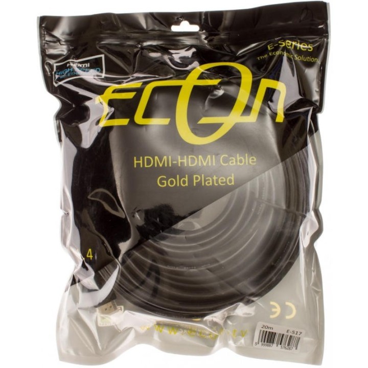 20 m Cordon HDMI 1.4 High Speed with Ethernet