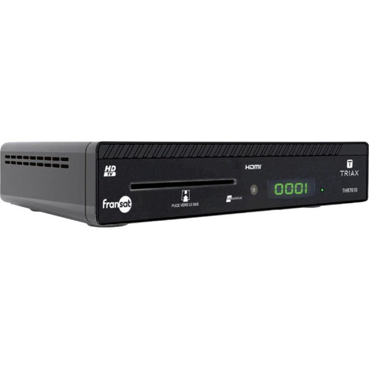 Triax THR 7610 FRANSAT + Carte + Déport IR + Cordon HDMI