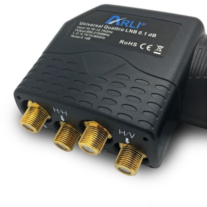 Arli LNB Quattro 0,1 dB pour Multiswitch