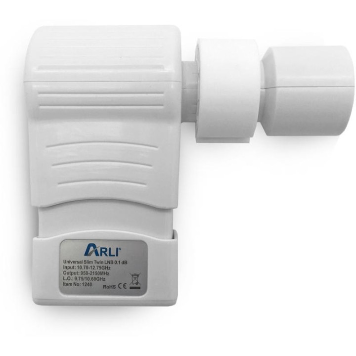 Arli LNB Universel Twin Slim 0,1 dB