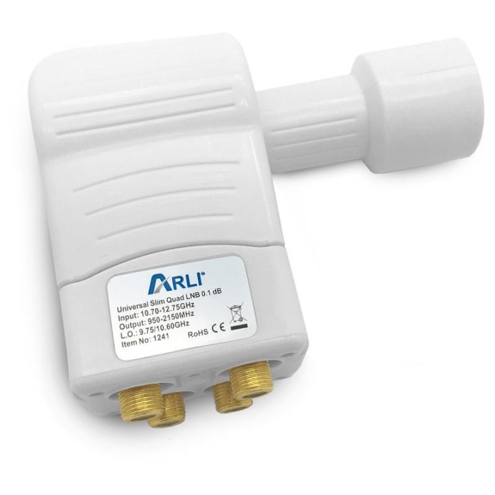 Arli LNB Universel Quad Slim 0,1 dB