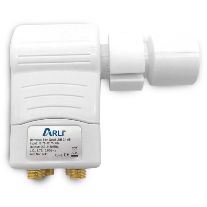 Arli LNB Universel Quad Slim 0,1 dB