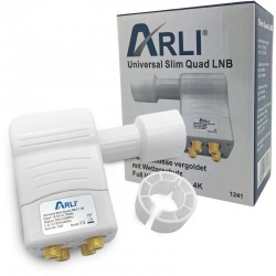 Arli LNB Universel Quad Slim 0,1 dB