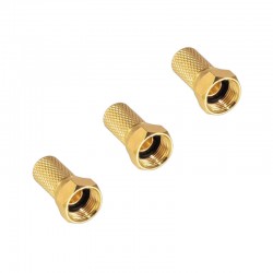 Arli Commutateur DiSEqC 2/1 + 3 Fiches F Or