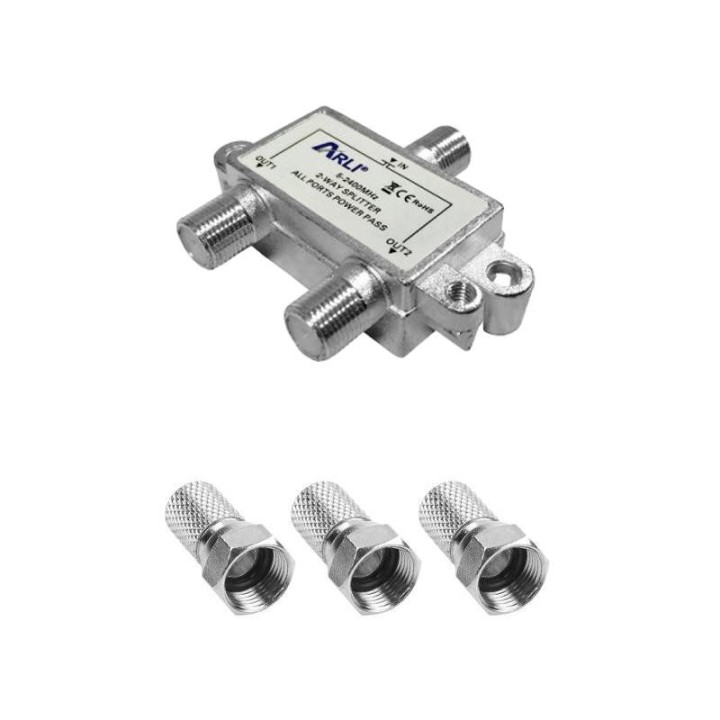 Arli Répartiteur ULB 2 Voies + 3 Fiches F