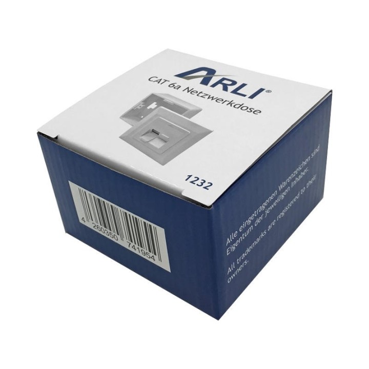 Prise Réseau CAT 6a 2x RJ45