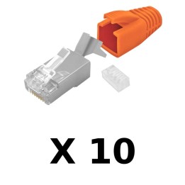 10 Connecteurs Réseau RJ45