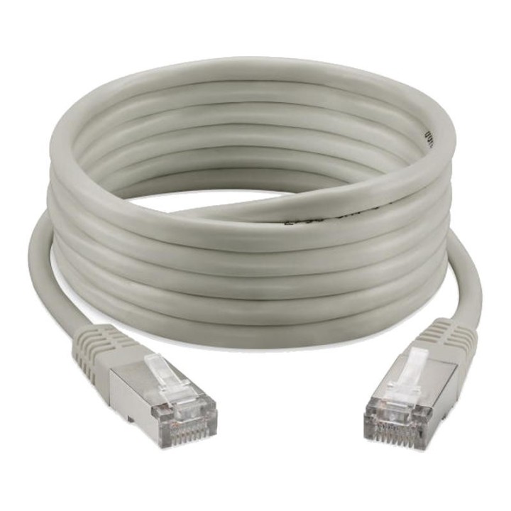 20 m Cordon Réseau CAT6 Blindé S/FTP PIMF 250 MHz LSZH Gris