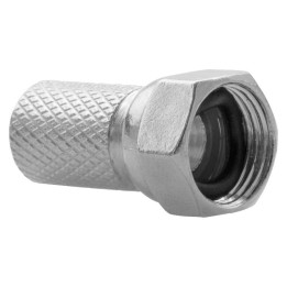 50 Fiches F à Visser 7 mm avec écrou large et joint torique