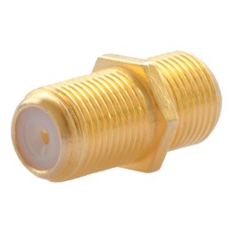 50 Raccords Droits Or Fiches F-femelle / F-femelle