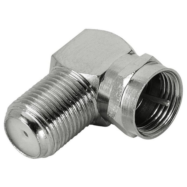 8 Raccords Coudés Fiches F-mâle / F-femelle