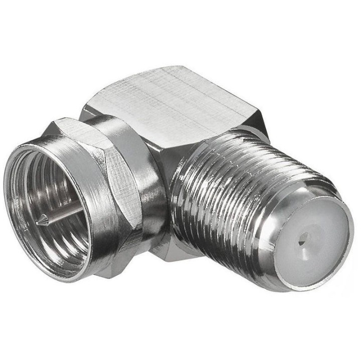 8 Raccords Coudés Fiches F-mâle / F-femelle
