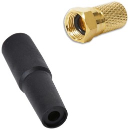 30 Fiches F à Visser Or 7 mm & 30 Manchons d'Étanchéité
