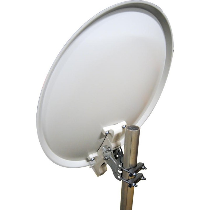 Triax ATF 612 Parabole Acier 60 cm Gris Clair + LNB Single