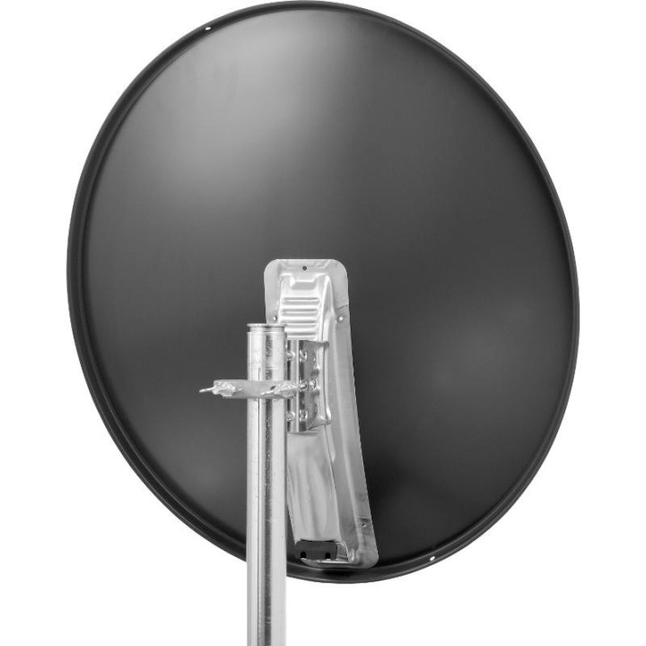 Triax TDS 64A Parabole Acier 65 cm Anthracite + LNB Single