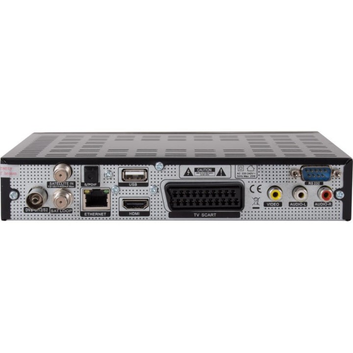 Opticum Sloth Combo Plus Récepteur HD DVB-S2/T/T2/C H.265 HEVC