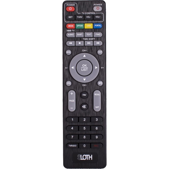 Opticum Sloth Combo Plus Récepteur HD DVB-S2/T/T2/C H.265 HEVC