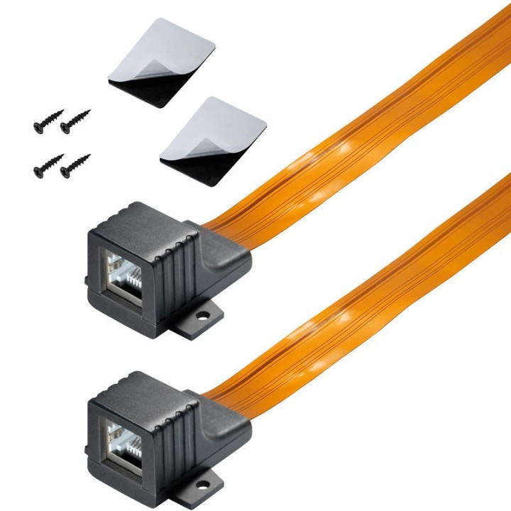 Passe-Fenêtre Câble Reseau RJ45 Ultra-Fin