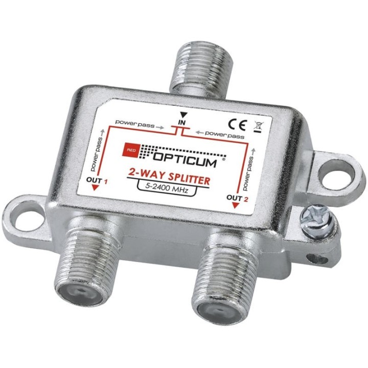 Répartiteur 2 Voies 5-2400 MHz Opticum Série HQ