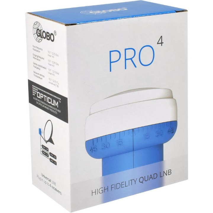 Globo PRO4 LNB Universel Quad
