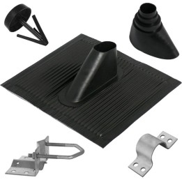 Ensemble Tuile Malléable Alu 42 mm Noir